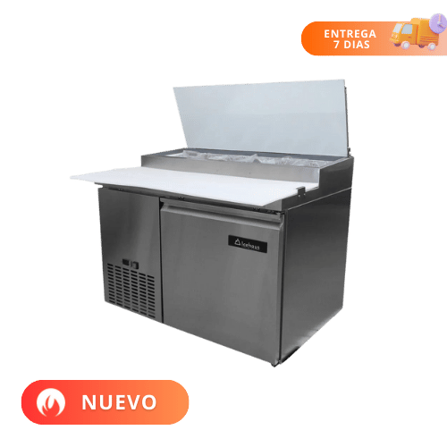 Icehaus Mesa de Preparación para Pizzas 1 Puerta MP-1P-SS-02 Nuevo