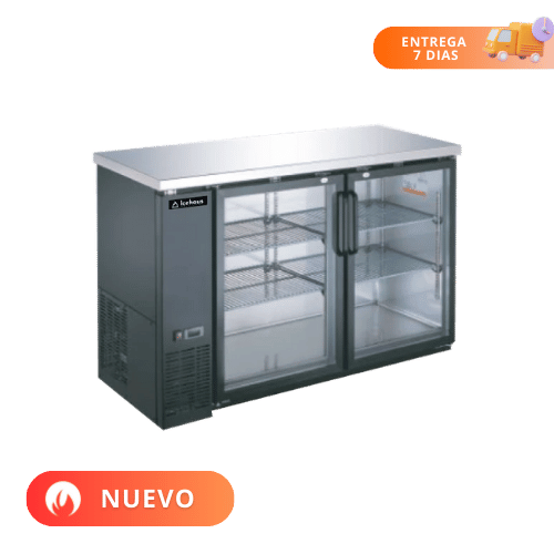 Icehaus Refrigerador contra barra CBR-2PC-SS-01 Nuevo