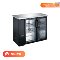 Icehaus Refrigerador Contra Barra 2 Puertas CBR-2PC-SS-02 Nuevo