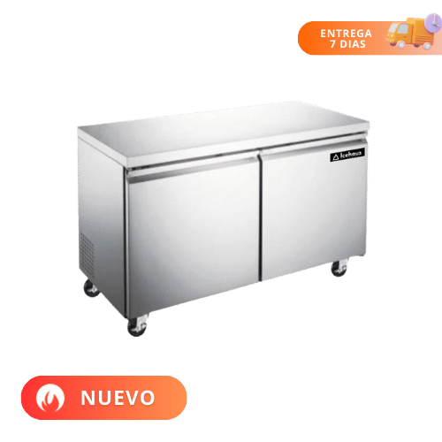 Icehaus Refrigerador Bajo Barra 2 Puertas RBB-2P-SS-02