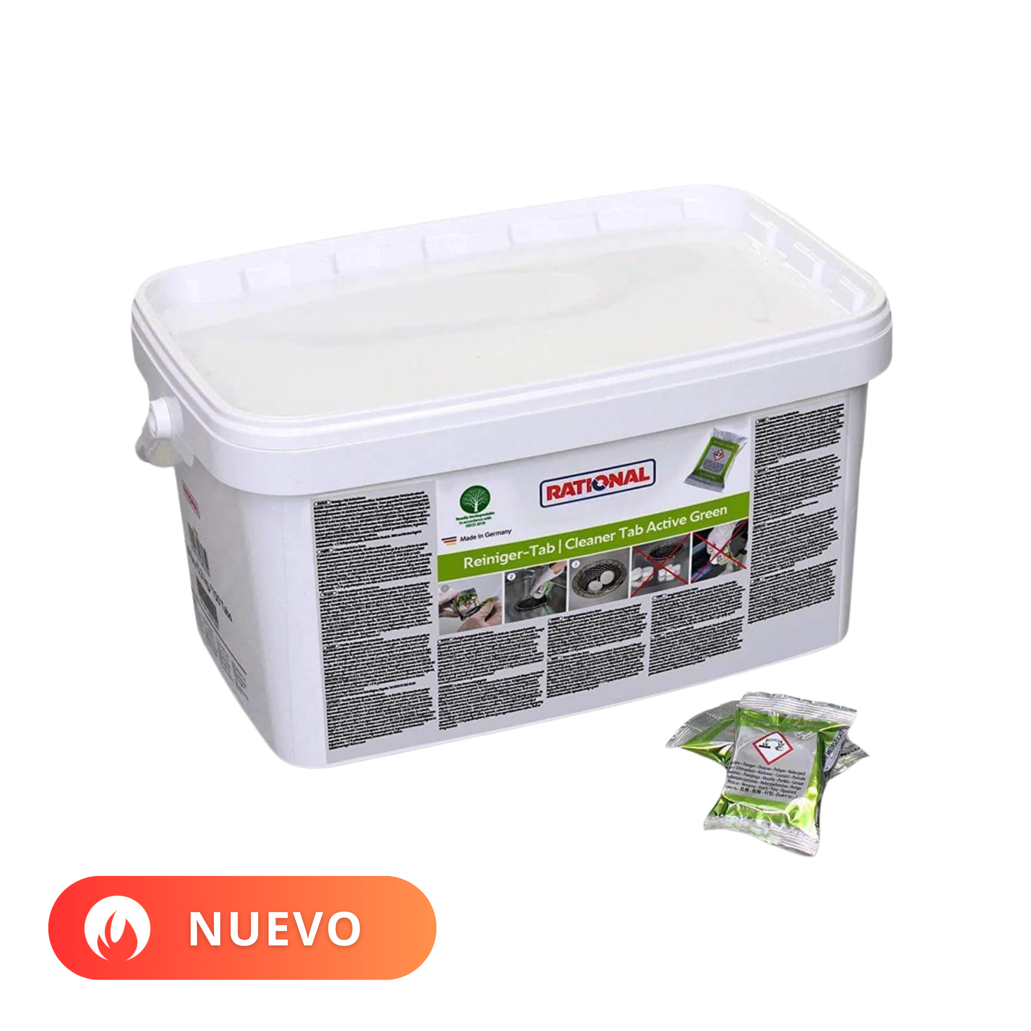Rational | Pastilla Detergente Active Green para iCombi pro y iCombi classic | 56.01.535