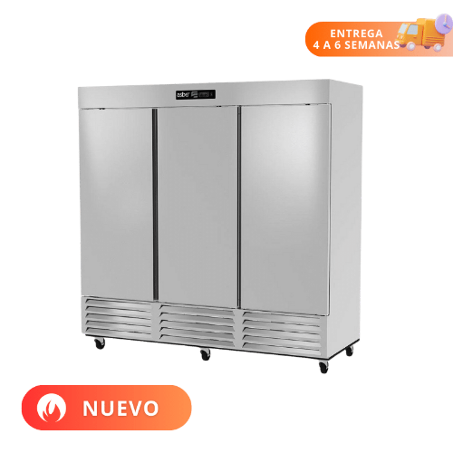 Asber Refrigerador 3 puertas acero ARR-72-H HC