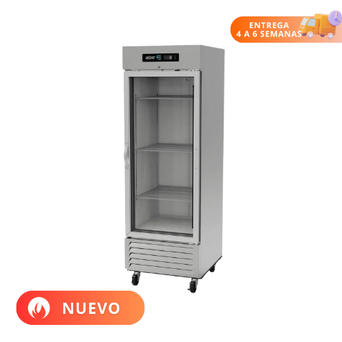 Asber Refrigerador 1 puerta cristal ARR-23-G-H HC