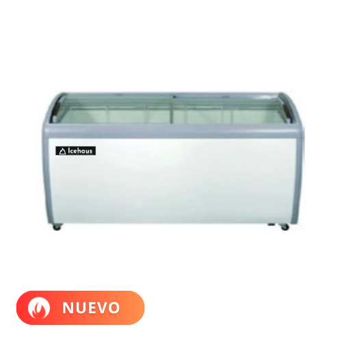 Icehaus Congelador Horizontal Puerta de Cristal 19.77 pies cúbicos CHPC-560 Nuevo