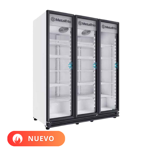 Metalfrío Refrigerador vertical 3 puertas cristal RB900  Nuevo