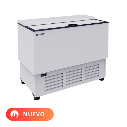 Metalfrío Refrigerador horizontal 1 puerta solida deslizable VNH330 Nuevo