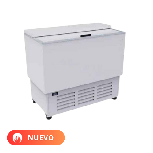 Metalfrío Refrigerador horizontal 1 puerta solida deslizable EBH330 Nuevo