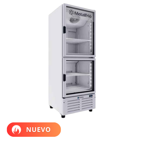 Metalfrio Conservador de congelados vertical híbrido 19,5 pies VFH20 Nuevo