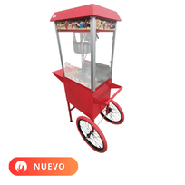 Migsa Fabricadora de palomitas eléctrica con carro HP-BC-A Nuevo