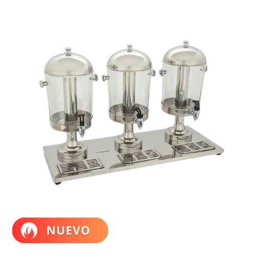 Migsa Despachador de jugos de tres tanques ZCF303B Nuevo