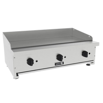 Asber Plancha lisa a gas con placa de 5/8