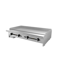 Asber Plancha lisa a gas con placa de 3/4