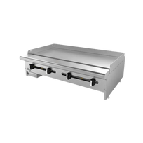 Asber Plancha lisa a gas con placa de 1