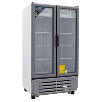 Imbera Refrigerador vertical 2 puertas cristal VR19 Nuevo
