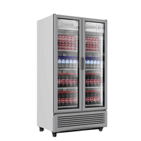 Imbera Refrigerador vertical 2 puertas cristal VRD26 Nuevo