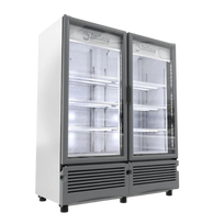 Imbera Refrigerador vertical 2 puertas cristal VRD35 Nuevo