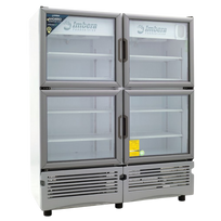 Imbera Refrigerador vertical 4 puertas cristal VRQ35 Nuevo