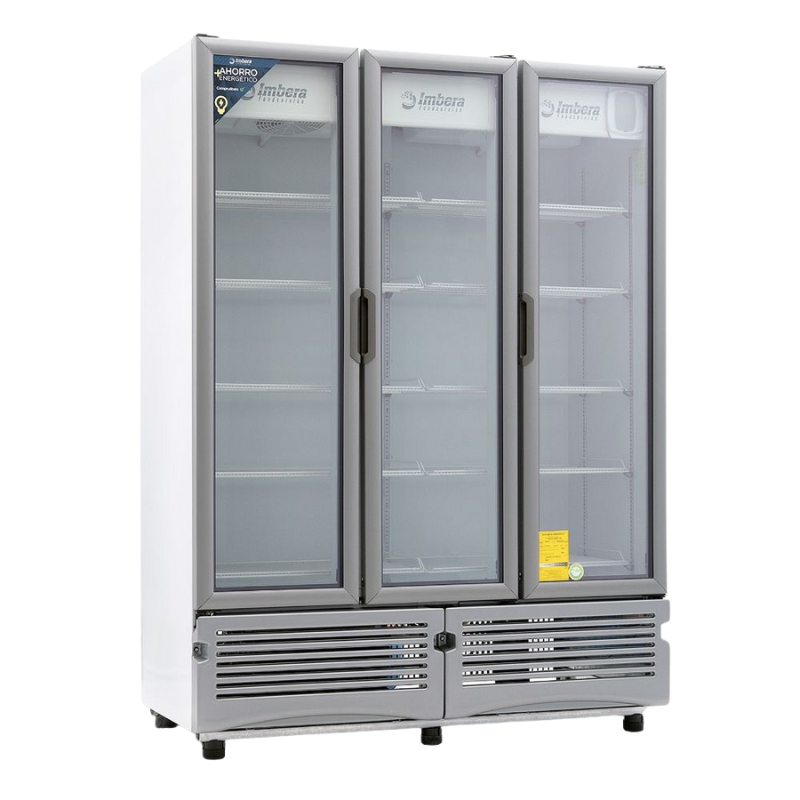 Imbera Refrigerador vertical 3 puertas cristal G342 3P Nuevo