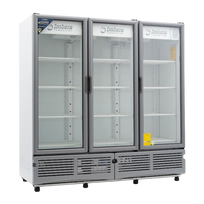 Imbera Refrigerador vertical 3 puertas cristal G372 Nuevo