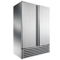 Imbera Refrigerador Vertical 2 Puertas Sólidas Acero Inoxidable 43 Pies 1024715 Nuevo