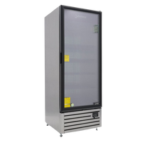 Imbera Congelador Vertical 1 Puerta Cristal Acero Inoxidable 24 Pies 1019308 Nuevo
