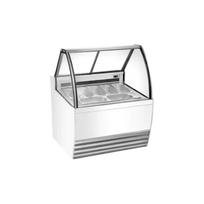 Migsa Vitrina Exhibidora de Helados 10 insertos DW-10 Nuevo