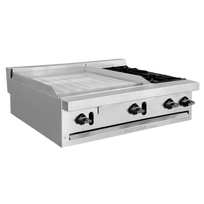 International Estufa Modular Triple 2 Secciones de Plancha, 1 Sección de Quemadores CG30161 Nuevo