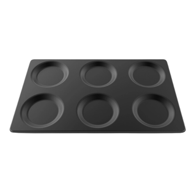 Unox Bandeja en aluminio antiadherente EGGS 6x2 TG935 Nuevo