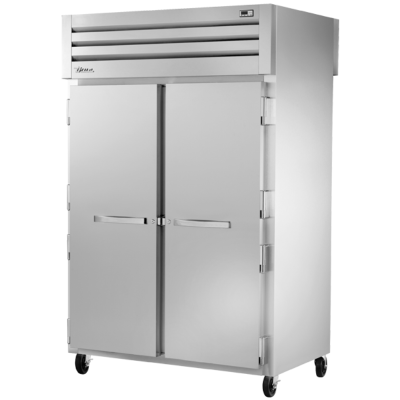 True Refrigerador Vertical 2 Puertas Solidas Acero Inoxidable STA2RPT-2S-2S-HC Nuevo