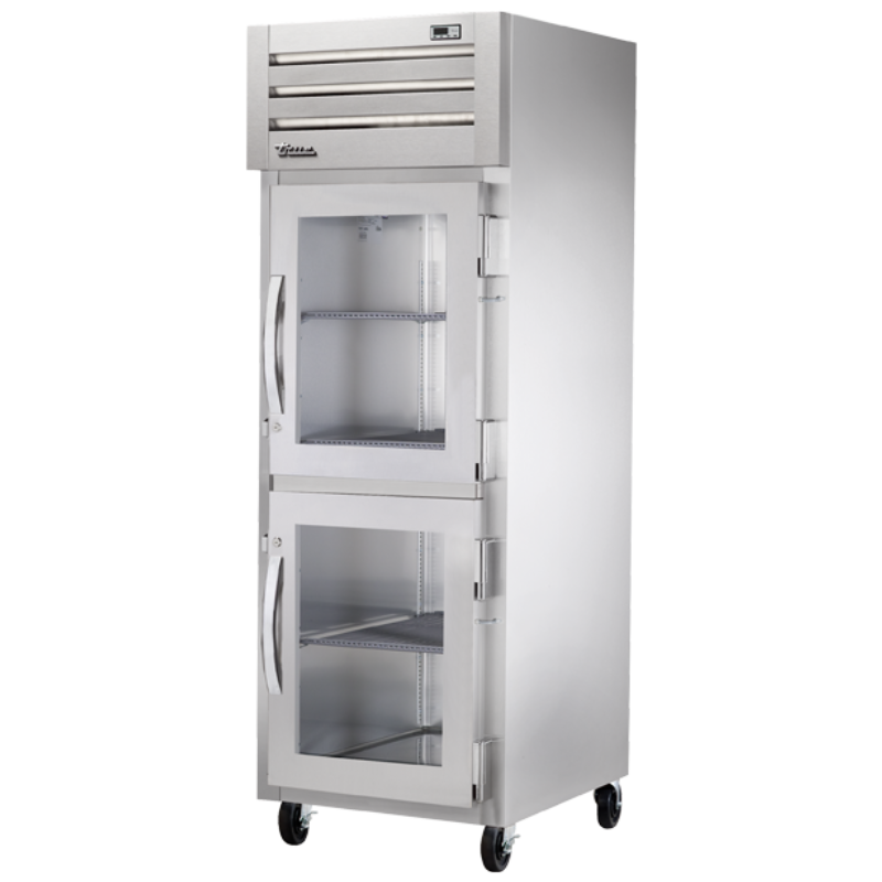 True Congelador Vertical 2 Medias Puertas Cristal Acero Inoxidable STG1F-2HG-HC Nuevo