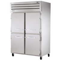 True Congelador Vertical 4 Medias Puertas Solidas Acero Inoxidable STG2F-4HS-HC Nuevo
