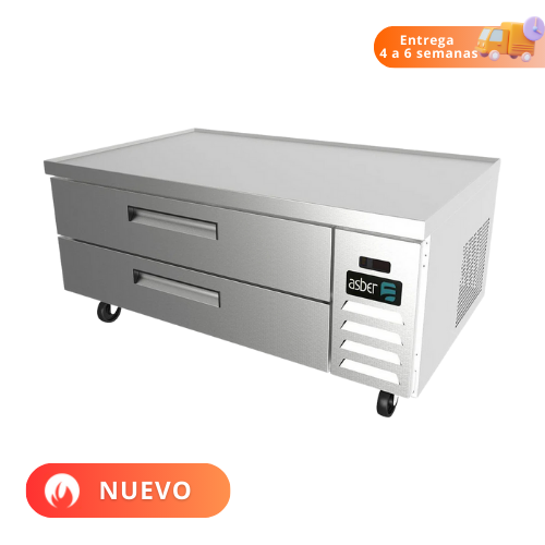 Asber Base de Chef Refrigerada Para 6 Insertos ACBR-52 HC Nuevo