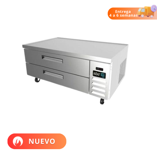 Asber Base de Chef Refrigerada Para 6 Insertos ACBR-52/60 HC Nuevo