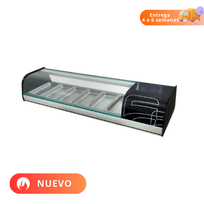 Asber Vitrina Refrigerada para Sushi o Ingredientes de Mesa 6 1/3 ACTC-55 HC Nuevo