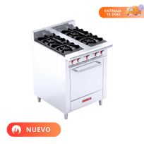 Coriat Estufa a Gas con 4 Quemadores y Horno EC-4-HM DE PISO MASTER