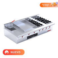 Coriat Estufa Múltiple con Parrilla 4 Quemadores Plancha 2 Quemadores Freidora y Gratinador MULTICHEF DE MESA MASTER 