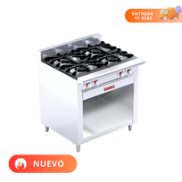 Coriat Estufa a Gas 4 Quemadores Extra Grandes y Gabinete Abierto EC-4-GA DE PISO HD Nuevo