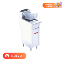 Coriat Freidora de Piso a Gas 1 Tina 2 Canastillas TURBO-10-2Q DE PISO PETIT Nuevo