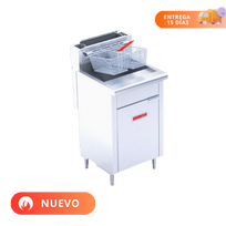 Coriat Freidora de Piso a Gas 1 Tina 2 Canastillas TURBO-19-5Q DE PISO PETIT Nuevo