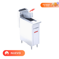 Coriat Freidora de Piso a Gas 1 Tina 2 Canastillas TURBO-8-1Q DE PISO MASTER Nuevo