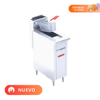 Coriat Freidora de Piso a Gas 1 Tina 2 Canastillas TURBO-16-2Q DE PISO MASTER Nuevo