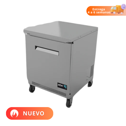 Asber Mesa Refrigerada Bajo Mostrador 1 Puerta Solida 6.1 Pies AUTR-27 HC Nuevo.