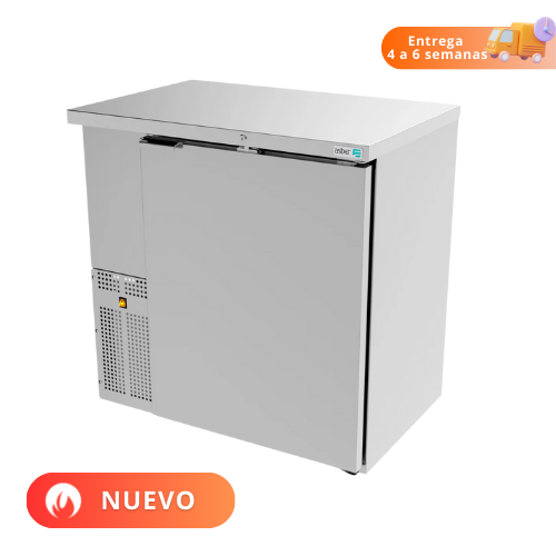 Asber Refrigerador de Contrabarra en AI 1 Puerta Solida ABBC-24-36-S HC Nuevo