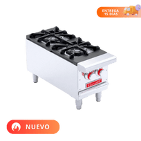 Coriat Parrilla a Gas de 2 Quemadores PCV-2 DE MESA HD Nuevo