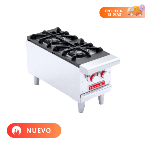 Coriat Parrilla a Gas de 2 Quemadores PCV-2 DE MESA HD Nuevo