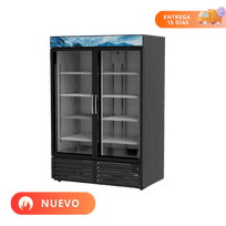 Asber Congelador 2 Puertas de Cristal AFMD-37 HC Nuevo