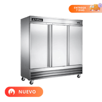 Icehaus Congelador 3 Puertas de Acero CV-3PS-SS-01 Nuevo