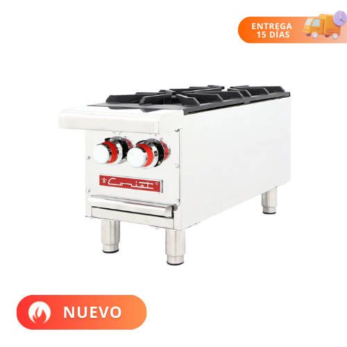 Coriat Parrilla a Gas de 2 Quemadores PCV-2 DE MESA MASTER Nuevo