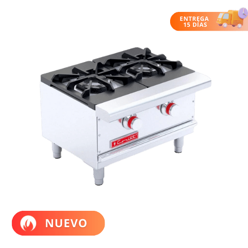 Coriat Parrilla a Gas de 2 Quemadores PCH-2 DE MESA HD Nuevo