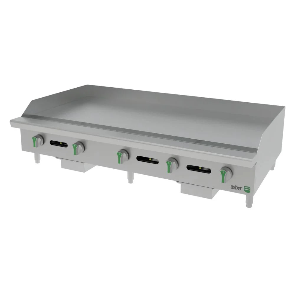 Asber Plancha a gas Natural 5 quemadores placa 1